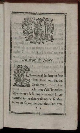 I. Du désir deplaire.