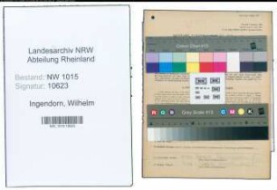 Entnazifizierung Wilhelm Ingendorn , geb. 19.01.1893 (Schuhmacher)
