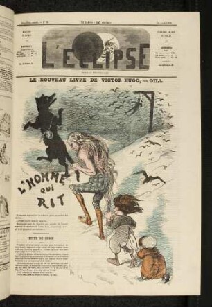 Le nouveau livre de Victor Hugo, par Gill
