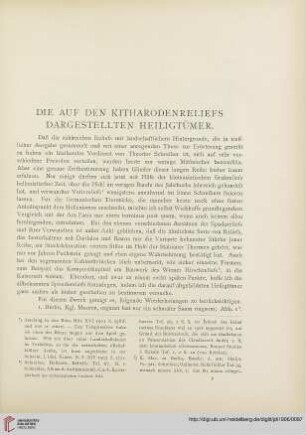 21: Die auf den Kitharodenreliefs dargestellten Heiligtümer