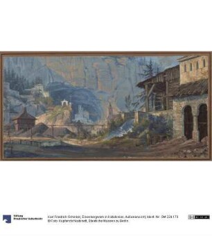 Eisenbergwerk in Katalonien. Außenansicht