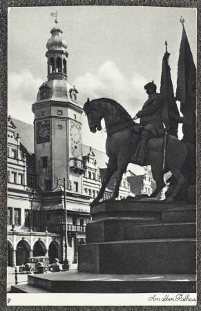 Leipzig. Am alten Rathaus