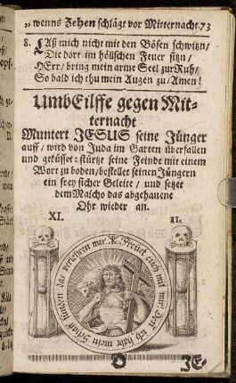 Umb Eilffe gegen Mitternacht