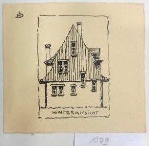 [Wohnhaus mit Mansarde]