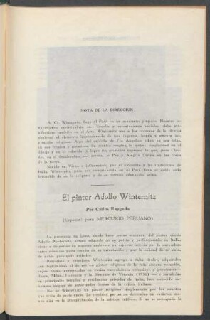 Nota de la dirección