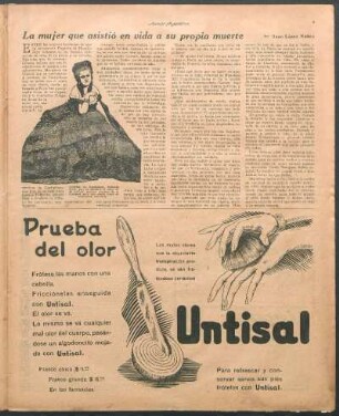 La mujer que asistió en vida a su propia muerte