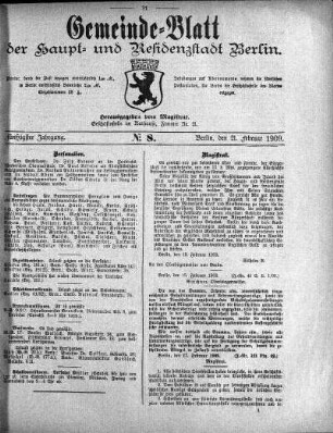 1909,8: No. 8, 21. Februar 1909