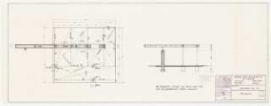 Kurpark, Bad Orb Erweiterung: Positionsplan, Blatt 1, Schutzdach, 1:50