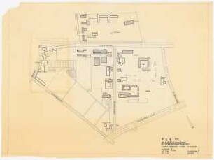 Fakultät VI am Albrecht-Thaer-Weg, Berlin-Dahlem: Lageplan 1:1000