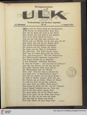 Hefte 32-35, August 1914