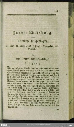 Zweyte Abtheilung