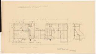 Siedlung Hinrichssegen, Bruckmühl Doppelwohnhaus: Grundriss Erdgeschoss 1:50
