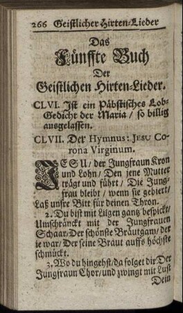 Das Fünffte Buch Der Geistlichen Hirten-Lieder.