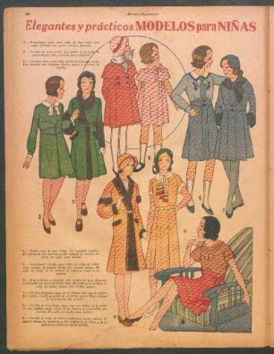 Elegantes y prácticos modelos para niñas [Dibujos]