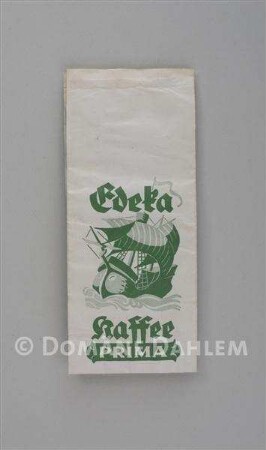 Tüte der Firma "Edeka" für 125 g "Kaffee Prima"