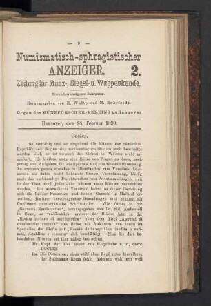 2. 28. Februar 1890