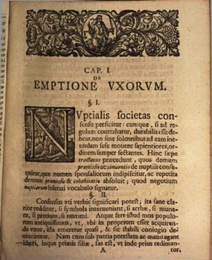 De Emptione Vxorvm Dote Et Morgengaba Ex Ivre Germanico