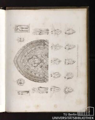 Plate 14. Specimens of sculpture from Lincoln Cathedral.