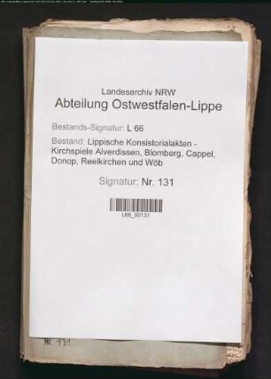 Kapitalien und Zinsen der Kirche