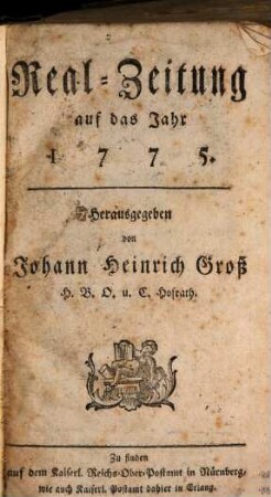 Real-Zeitung. 1775