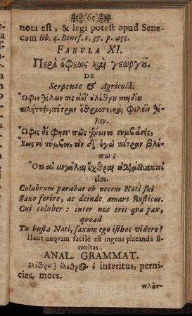 Fabula XI. - Fabula XX.