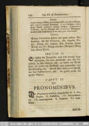 Caput VI. De Pronominibus.