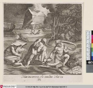 Diluvio totus terrarum orbis inundatur. Genes. VII