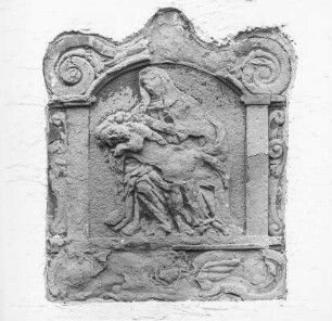 Kath. Pfarrkirche, Votivbild eines Bildstock; Seligenstadt, Hauptstraße 34
