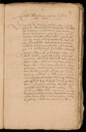 Actum Gerstungen am 22t. Junij anno 1658.
