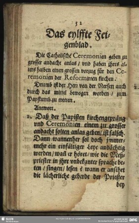 Das eylffte Feigenblad