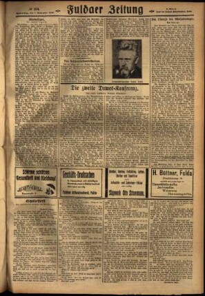 Zweite Ausgabe vom Donnerstag, den 01. November 1928.