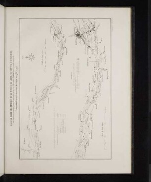 Plan du carte gèomètrique de la Rivière, de Loire, de Nantes á Saint-Nazaire.