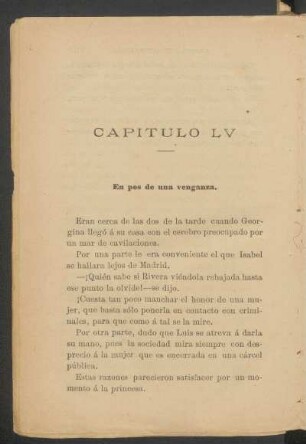Capítulo LV - En pos de una venganza.