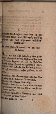 Neues vaterländisches Archiv oder Beiträge zur allseitigen Kenntniß des Königreichs Hannover und des Herzogthums Braunschweig. 1827,2, 1827,[2] = Bd. 12