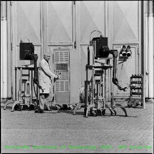 Elektrischer Master-Slave-Manipulator (EMSM I) der Abteilung Reaktorbetrieb und Technik (RBT)