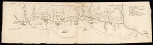 [Karte des Murgtals von Baiersbronn bis Forbach]; "Murga flumen" [Rückseitentitel]
