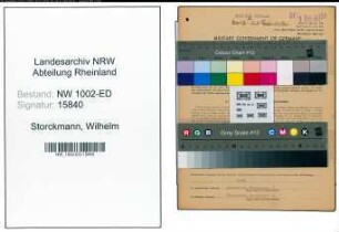 Entnazifizierung Wilhelm Storckmann, geb. 19.11.1879 (Lehrer)