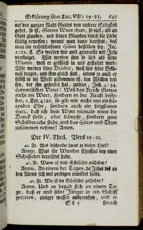 Der IV. Theil. Vers 22-25.
