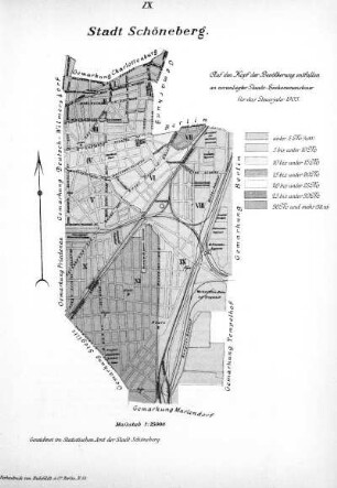 Karte: IX. Stadt Schöneberg