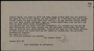 lieber lonja, wie geht es dir...