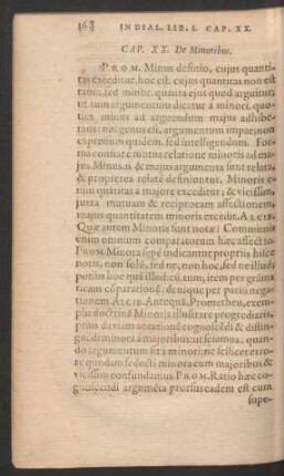 Cap. XX. De Minoribus.