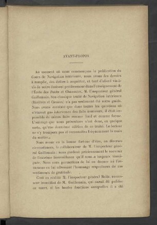 Avant-Propos