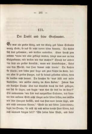 125. Der Teufel und seine Großmutter.