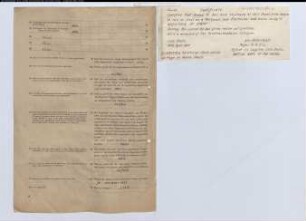 Entnazifizierung Alexander Renzi , geb. 07.09.1890 (Telegrafeninspektor)