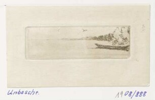 Landschaft mit Boot