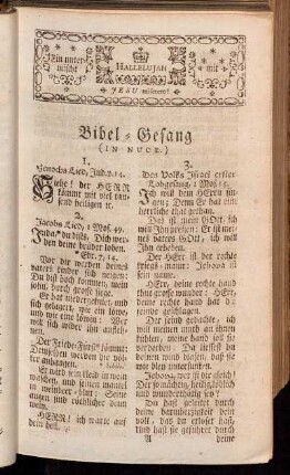 Bibel-Gesang