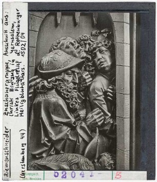 Riemenschneider: Heiligenblutaltar, Rothenburg o.T., St. Jakob, Christi Einzug in Jerusalem