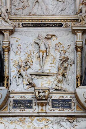 Epitaph des Oberstratsmeisters Jakob Naffzer — Auferstehung Christi