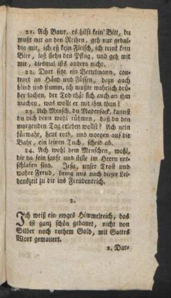 Ich weiß ein ewges Himmelreich, das ist ganz schön gebauet