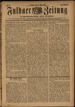 Ausgabe vom Freitag, den 19. März 1897.